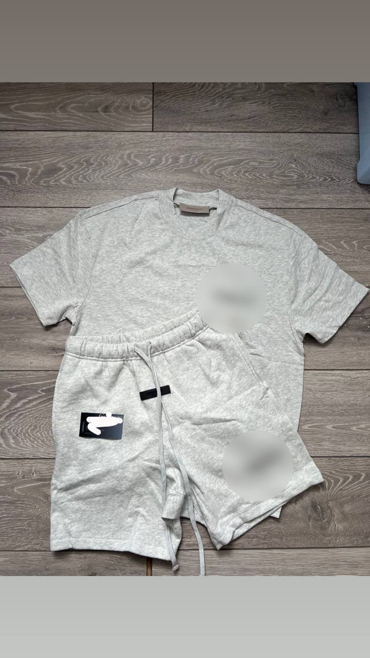 Light Grey Short Set